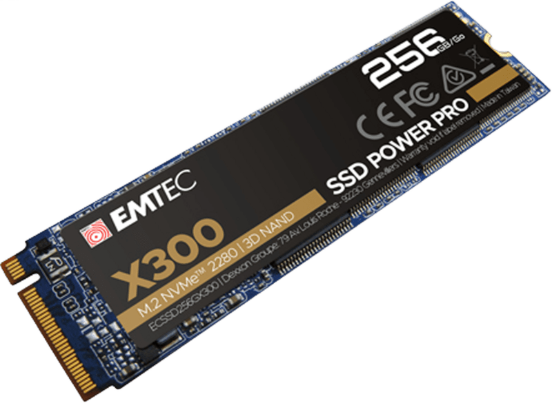 emtec SSD M.2 NVMe PCIe 3.0 X300 256GB Festplatte intern
