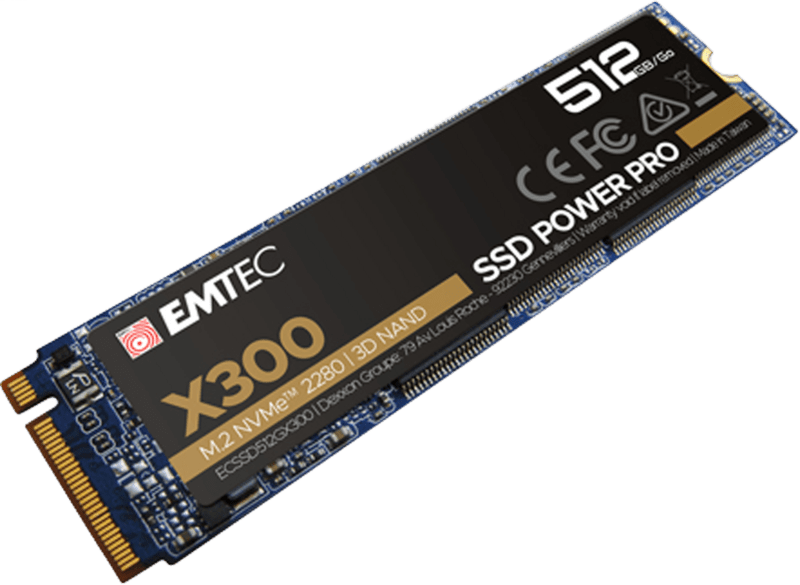 emtec SSD M.2 NVMe PCIe 3.0 X300 512GB Festplatte intern