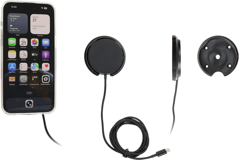 Brodit Wireless-Ladehalterung 25W fest