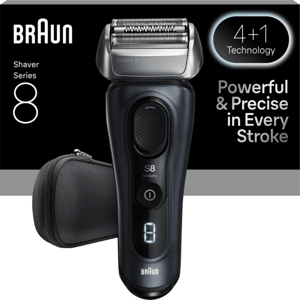 Braun 8603S Series 8 Herrenrasierer grau