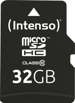 Intenso microSD card, Class 10, 32GB