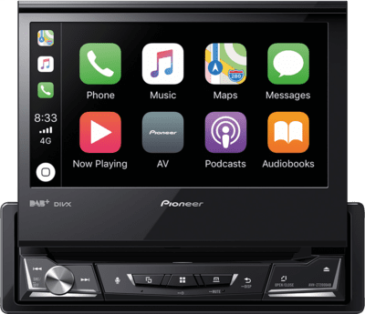 Pioneer AVH-Z7200DABAN 7'' Display CD/DVD/USB/BT/iPod Unit + Antenna.