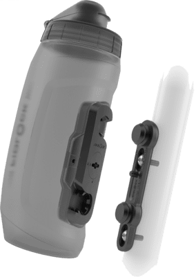 Fidlock Twist Bottle 590 + Bike Base, clear black