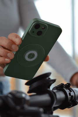 Fidlock Adapteris telefonui universalus priklijuojams VACUUM uni phone patch pusiau skaidrus