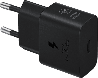 SAMSUNG Quick 25W USB-C Charger, Black