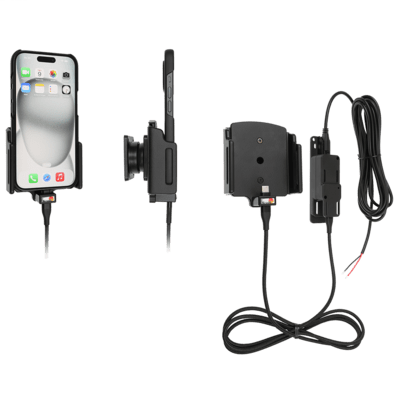 Brodit AB Brodit Active iPhone 15/15 Pro Mount, Molex, Adjustable