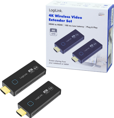 Logilink Wireless HDMI transmission set, 30m range