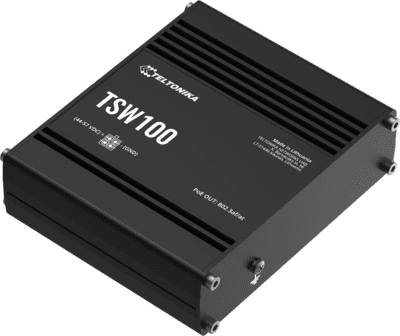 Teltonika TSW100 PoE+ 5 GbE Switch