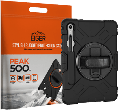 Eiger Peak 500m Case for Samsung Tab S10FE/S10 Lite, black
