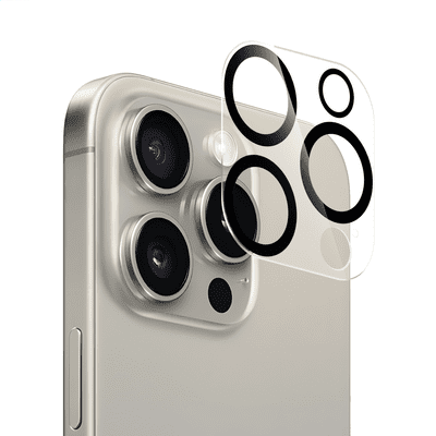 Nevox Nevoglass 3D Camera Lens Protector (clear/black, iPhone 17)