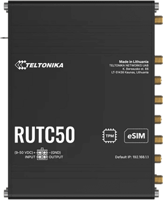 Teltonika RUTC50 5G WLAN Router (RUTC50210000)
