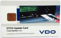 VDO DTCO Update Card VDO Front Interface f. 1 Update