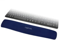 LogiLink Tastatur Gel-Handballenauflage blau