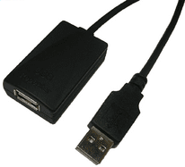 LogiLink USB 2.0 Verlängerungskabel 15m akt. Repeater schwa