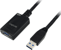 LogiLink USB 3.0 Verlängerungskabel 5m schwarz