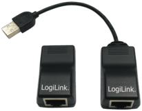 LogiLink USB2.0 Verlängerungsadapter über CAT5/6 LAN-Kabel