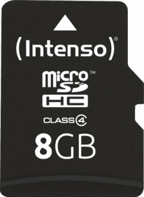 Intenso microSD-Card Class4 8GB Speicherkarte
