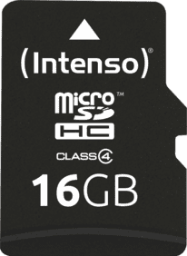 Intenso microSD-Card Class4 16GB Speicherkarte