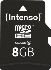 Intenso microSD-Card Class10 8GB Speicherkarte