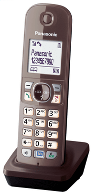 Panasonic KX-TGA681EXA braun (Mobilteil für KX-TG68xx)