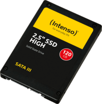 Intenso 2,5" SSD 120GB intern SATA III/r:520MBs/w:500MBs
