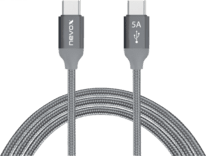 nevox USB-C zu USB-C Kabel 100W/5A 1m grau
