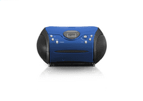 Lenco SCD-24 Tragbares Radio m. CD-Player Blau/Schwarz