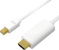 LogiLink Mini DisplayPort/HDMI-Kabel 2m weiß 4K
