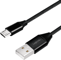 LogiLink USB 2.0-Kabel USB/Micro-USB 30cm