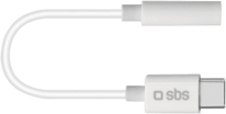 SBS USB-C zu 3,5mm Klinke Adapter weiß