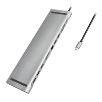 LogiLink USB 3.2 1-Docking-Station USB-C 11-Port PD silver