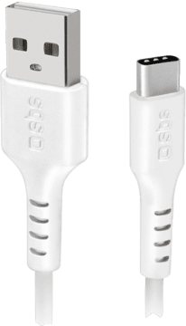 SBS USB zu USB-C Kabel 1,5m weiß