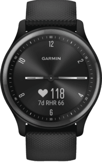Garmin vivomove Sport schwarz-grau Smartwatch