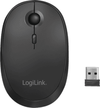 LogiLink Dual-Maus schwarz 2,4 GHz Funk/Bluetooth