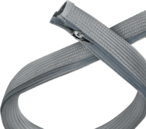 LogiLink Kabelschlauch 0,3mm m. Reißverschluss 1m grau