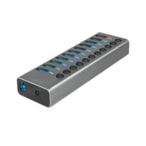 LogiLink USB 3.2-Hub 10+1 Port m. Ein/Aus Schalter Gen1