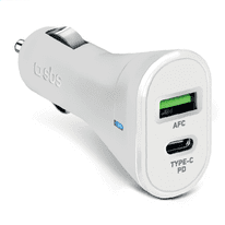 SBS PD KFZ-Ladegerät 20W USB-C/USB 18W weiß