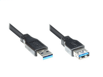 Good Connections USB 3.0 an USB-A Buchse 0,5m schwarz