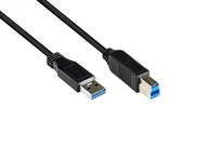 Good Connections USB-A an USB-B 1m schwarz
