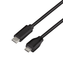 LogiLink USB 2.0  USC-C/Micro-USB 1m schwarz