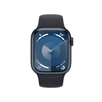 Apple Watch 9 4G 41mm Alu mitternacht Sportarm. mn S/M