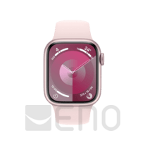Apple Watch 9 45mm Alu rosé Sportarmb. hellrosa S/M
