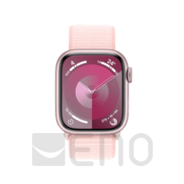 Apple Watch 9 45mm Alu rosé Sport Loop hellrosa
