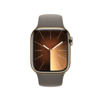 Apple Watch 9 4G 41mm Edelst gold Sportarm. tonb. S/M