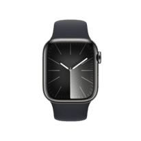 Apple Watch 9 4G 45mm Edelst graphit Sportarm. mn M/L