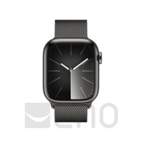 Apple Watch 9 4G 45mm Edelst graphit Milanaise graphit