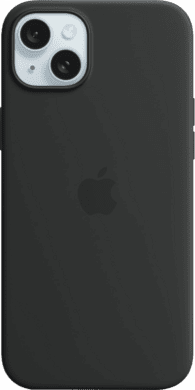 Apple Silikon Case iPhone 15 schwarz