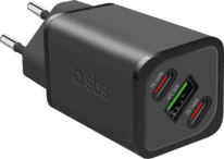SBS PD Reiselader 140W 2x USB-C/1x USB GaN schwarz