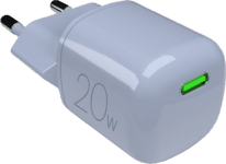 Puro Reiselader 20W USB-C GaN hellblau