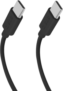 SBS USB-C zu USB-C Kabel 60W 1,5m schwarz